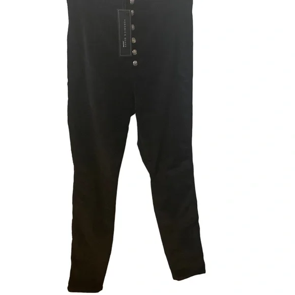 NWT Veronica Beard Jean Black Velvet Debbie High Rise Skinny Size 28 Pants.